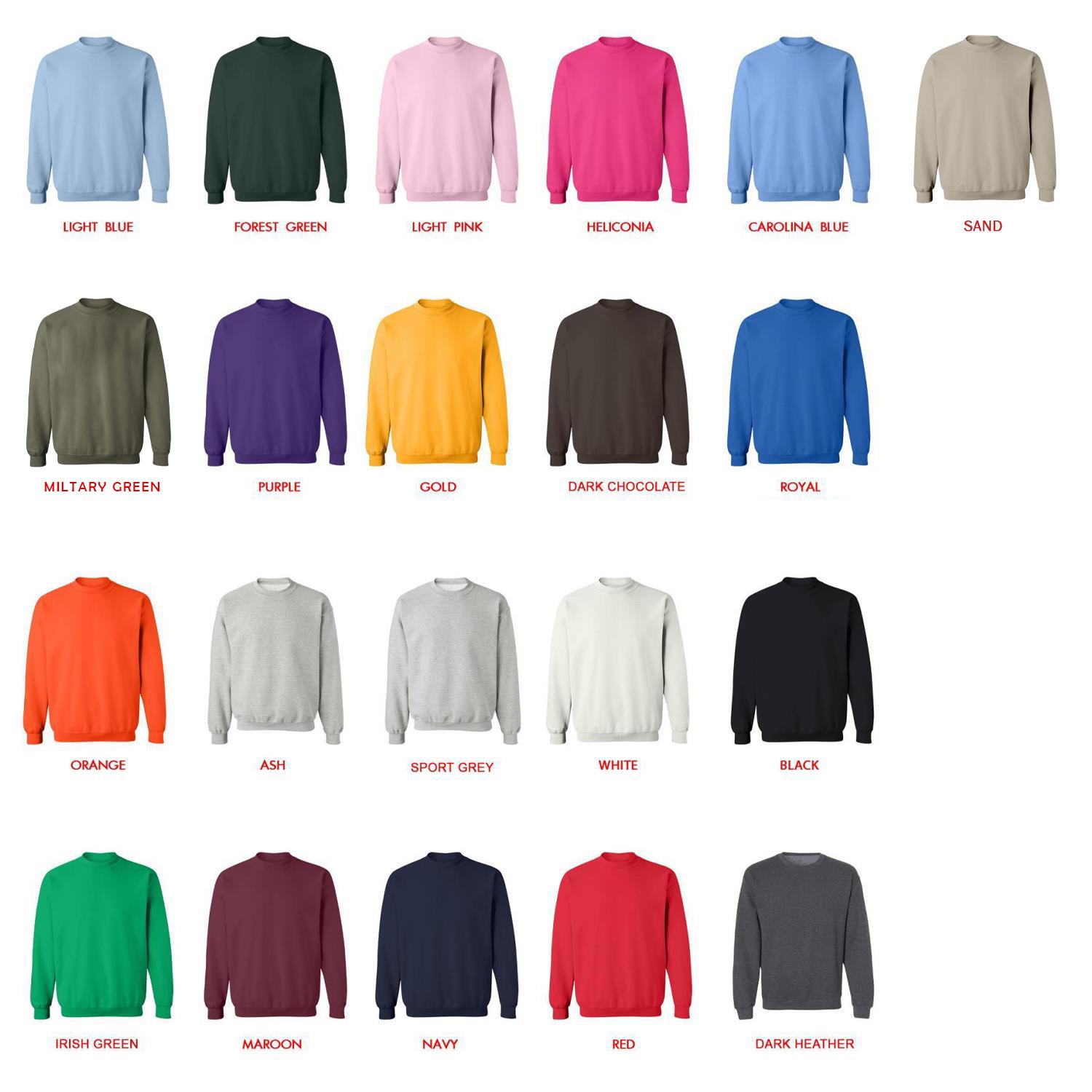 sweatshirt color chart - One Piece DE Store