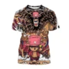 2023 Summer Hot Sale One Piece 3D Print T Shirt Japanese Anime Cute Cartoon Character Chopper - One Piece DE Store
