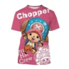 2023 Summer Hot Sale One Piece 3D Print T Shirt Japanese Anime Cute Cartoon Character Chopper 2 - One Piece DE Store