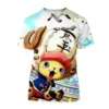 2023 Summer Hot Sale One Piece 3D Print T Shirt Japanese Anime Cute Cartoon Character Chopper 7 1 - One Piece DE Store