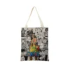 Anime One Piece Pattern Market Eco Shopping Bag Double Side Print Design Foldable Women Handbag Portable 10 - One Piece DE Store