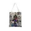 Anime One Piece Pattern Market Eco Shopping Bag Double Side Print Design Foldable Women Handbag Portable 13 - One Piece DE Store