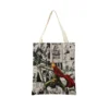 Anime One Piece Pattern Market Eco Shopping Bag Double Side Print Design Foldable Women Handbag Portable 15 - One Piece DE Store