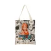 Anime One Piece Pattern Market Eco Shopping Bag Double Side Print Design Foldable Women Handbag Portable 20 - One Piece DE Store