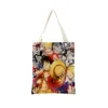 Anime One Piece Pattern Market Eco Shopping Bag Double Side Print Design Foldable Women Handbag Portable 23 - One Piece DE Store