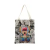 Anime One Piece Pattern Market Eco Shopping Bag Double Side Print Design Foldable Women Handbag Portable 25 - One Piece DE Store