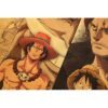 Anime One Piece Three Brothers White Beard Red Hair Dragon Kraft paper vintage poster bar cafe 4 - One Piece DE Store