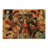 Anime One Piece character collection Vintage kraft paper poster series Cafe home decorative painting 1 - One Piece DE Store