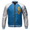 Belly Monetary Symbol And Cheerful Nami Varsity Jacket Front - One Piece DE Store