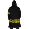 Black Trafalgar Law One Piece AOP Hooded Cloak Coat BACK Mockup - One Piece DE Store