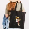 Cute Anime Monkey D Luffy Roronoa Zoro One Piece Women Canvas Shoulder Bag Handbag Tote Eco 10 - One Piece DE Store