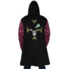 Dracule Mihawk One Piece AOP Hooded Cloak Coat BACK Mockup - One Piece DE Store
