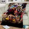 Fashionable Anime One P Piece flannel plush blanket living room bedroom sofa bed portable blanket picnic 20 - One Piece DE Store