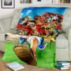 Fashionable Anime One P Piece flannel plush blanket living room bedroom sofa bed portable blanket picnic 3 - One Piece DE Store