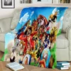 Fashionable Anime One P Piece flannel plush blanket living room bedroom sofa bed portable blanket picnic 9 - One Piece DE Store