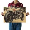 Home Decoration Poster One Piece Stickers DIY Room bar Cafe decoration Gift Printing art mural kraft 1 - One Piece DE Store
