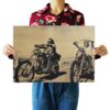 Home Decoration Poster One Piece Stickers DIY Room bar Cafe decoration Gift Printing art mural kraft - One Piece DE Store