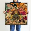 Hot Anime One Piece Posters Large Size Character collection Wall Sticker Bar Cafe Nostalgia Gift Funny - One Piece DE Store