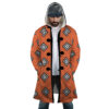 Jinbe Wano Country Arc OP AOP Hooded Cloak Coat FRONT Mockup - One Piece DE Store