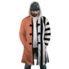 Kinemon One Piece AOP Hooded Cloak Coat FRONT Mockup - One Piece DE Store