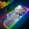 LED Light Mause Pad for Computer Mouse Pad Anime Desk Mat PC Gamer Cabinet For Office 10 - One Piece DE Store