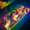 LED Light Mause Pad for Computer Mouse Pad Anime Desk Mat PC Gamer Cabinet For Office 14 - One Piece DE Store