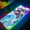 LED Light Mause Pad for Computer Mouse Pad Anime Desk Mat PC Gamer Cabinet For Office 6 - One Piece DE Store