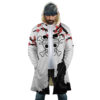Monkey D. Luffy Pirate King One Piece AOP Hooded Cloak Coat FRONT Mockup - One Piece DE Store