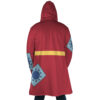 Monkey Luffy Wano Country Arc Demon Slayer Hooded Cloak Coat BACK Mockup - One Piece DE Store