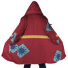Monkey Luffy Wano Country Arc Demon Slayer Hooded Cloak Coat MAIN Mockup - One Piece DE Store