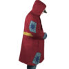 Monkey Luffy Wano Country Arc Demon Slayer Hooded Cloak Coat RIGHT Mockup - One Piece DE Store
