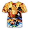 New Anime One Piece Luffy Fashion Kids Boy Girl Children T Shirt 3D Casual Summer Men 10 - One Piece DE Store