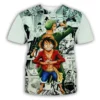 New Anime One Piece Luffy Fashion Kids Boy Girl Children T Shirt 3D Casual Summer Men 16 - One Piece DE Store
