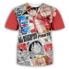 New Anime One Piece Luffy Fashion Kids Boy Girl Children T Shirt 3D Casual Summer Men 4 - One Piece DE Store