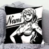 New Cartoon Cushion One Piece Luffy Zoro Nami Usopp Chopper Robin Peripheral Anime Fashion Children Couple 7 - One Piece DE Store