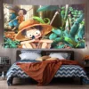 One Piece Edward Newgate Sanji Decorative Hanging Cloth Oversized Decorative Tapestry Bedside Background Wall Bedroom Decoration 8 - One Piece DE Store