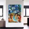 One Piece Luffy Ace Sabo Brotherhood Friendship 1pc Wall Art 2 - One Piece DE Store
