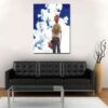 One Piece Pirate Straw Hat Luffy Blue Sky Portrait 1pc Canvas 1 - One Piece DE Store