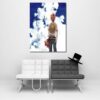 One Piece Pirate Straw Hat Luffy Blue Sky Portrait 1pc Canvas 2 - One Piece DE Store