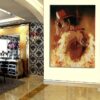 One Piece Portgas D Ace Flame Aura Portrait Orange 1pc Canvas 3 - One Piece DE Store