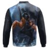 One Piece Straw Hat Pirates Brook Dead Bones Varsity Jacket Back - One Piece DE Store