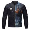 One Piece Straw Hat Pirates Brook Dead Bones Varsity Jacket Front - One Piece DE Store