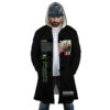 Roronoa Zoro One Piece AOP Hooded Cloak Coat FRONT Mockup - One Piece DE Store