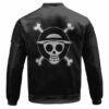 To Be Continued One Piece Monochrome Logo Bomber Jacket Back - One Piece DE Store
