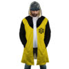 Trafalgar Law One Piece Hooded Cloak Coat FRONT Mockup - One Piece DE Store