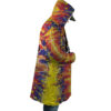 Trippy Luffy One Piece AOP Hooded Cloak Coat RIGHT Mockup - One Piece DE Store