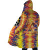 Trippy Luffy One Piece AOP Hooded Cloak Coat SIDE Mockup - One Piece DE Store