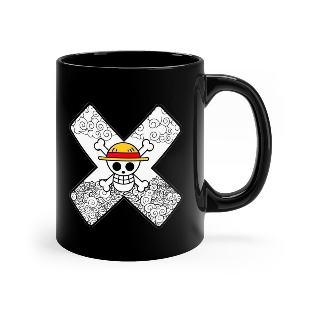 One Piece Logo Black Mug - Image 4