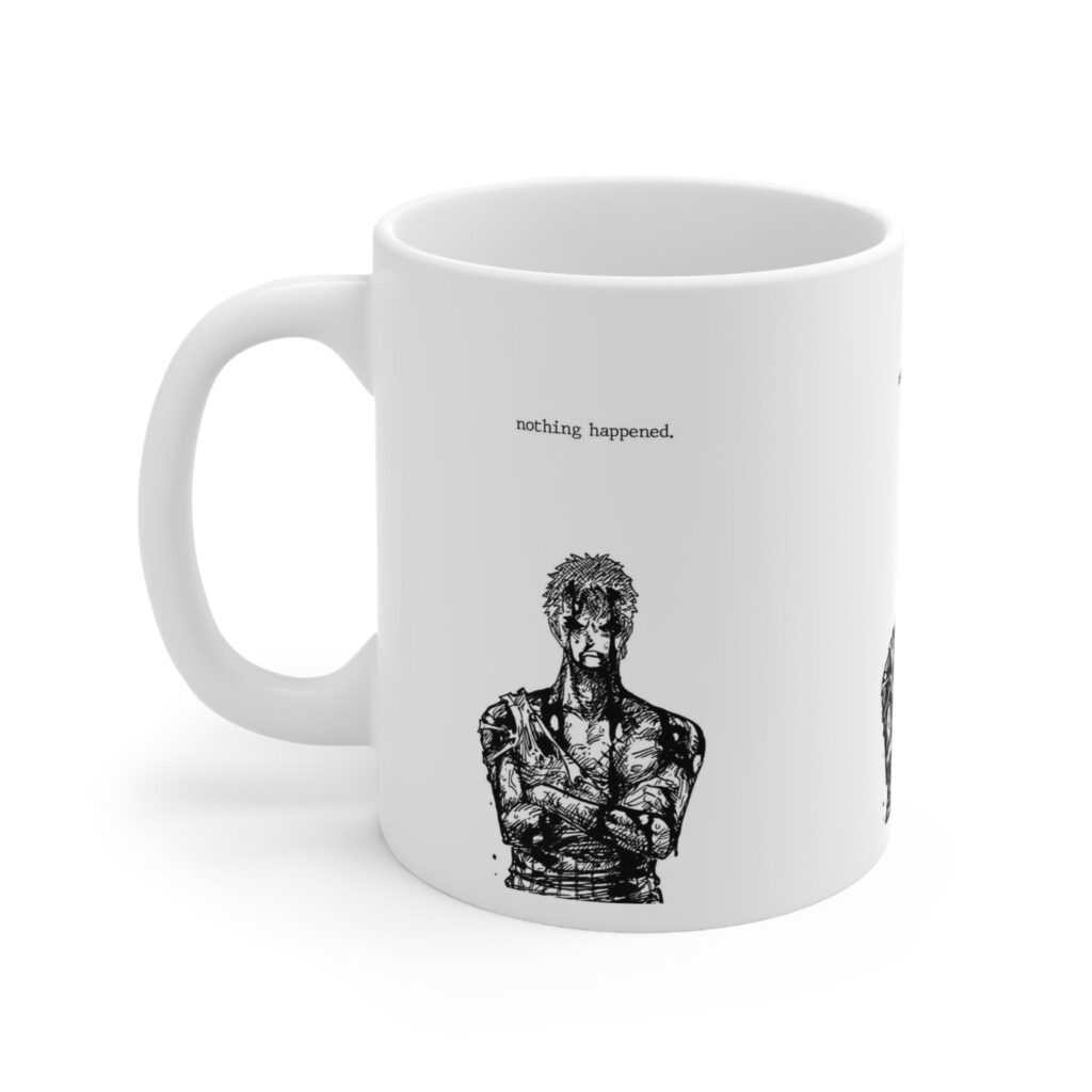Nothing One Piece Happened Zoro Mug - Image 2