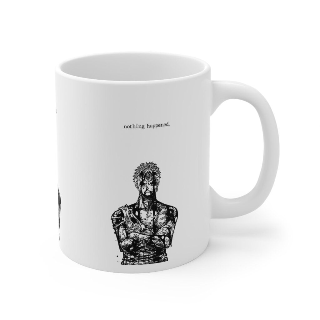 Nothing One Piece Happened Zoro Mug - Image 3